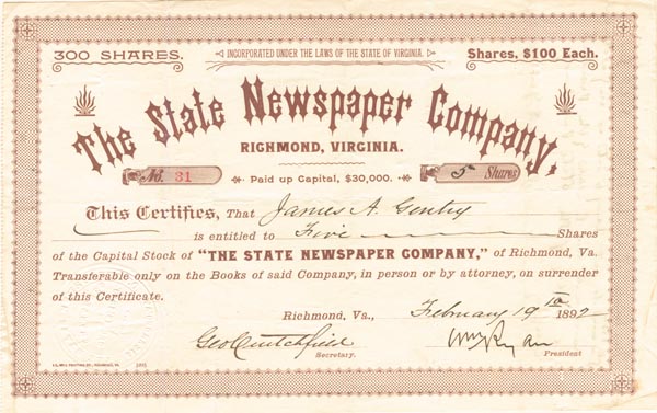 State Newspaper Co.